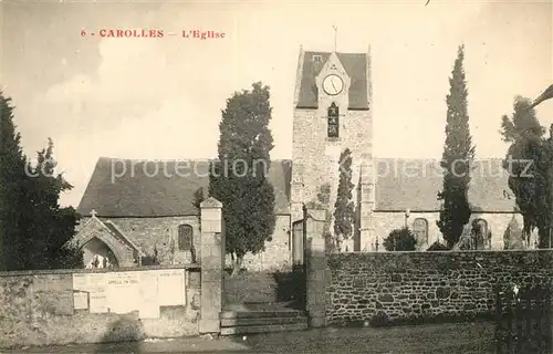 AK / Ansichtskarte Carolles Eglise Kirche Carolles