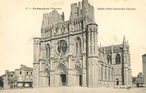 AK / Ansichtskarte Avranches Eglise Notre Dame des Champs Avranches