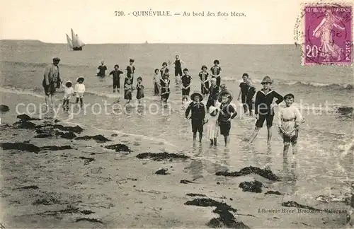 AK / Ansichtskarte Quineville Au bord des flots bleus plage Quineville