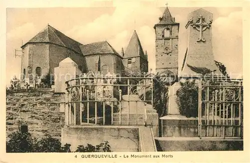 AK / Ansichtskarte Querqueville Monument aux Morts Kriegerdenkmal Querqueville