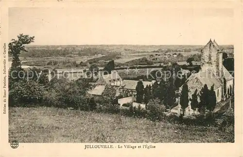 AK / Ansichtskarte Jullouville Le Village et l Eglise Jullouville