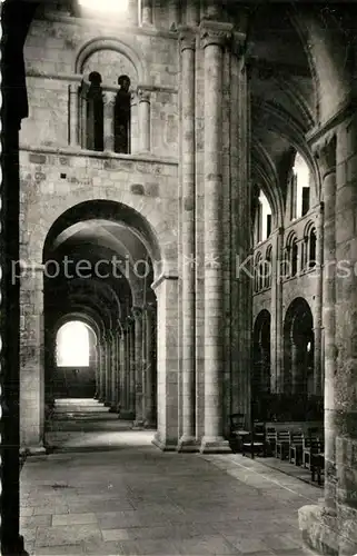 AK / Ansichtskarte Lessay Eglise Abbatiale XIe siecle nef laterale Lessay