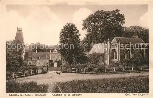 AK / Ansichtskarte Cerisy la Foret Chateau de la Boulaye Cerisy la Foret