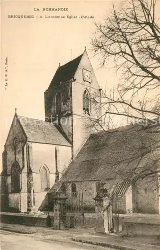 AK / Ansichtskarte Bricquebec Ancienne eglise Bricquebec