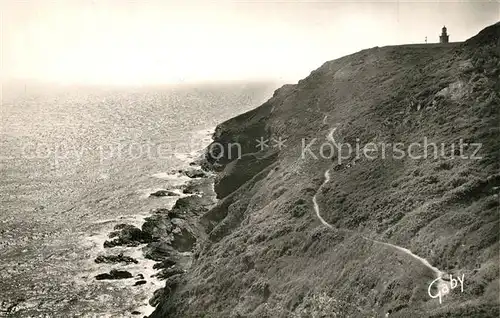AK / Ansichtskarte Carteret_Manche Le Chemin des Douaniers et les Falaises Carteret Manche
