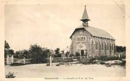 AK / Ansichtskarte Coutainville La Chapelle de Notre Dame des Flots Coutainville