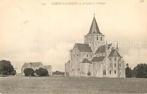 AK / Ansichtskarte Cerisy la Foret Eglise Abbaye Cerisy la Foret