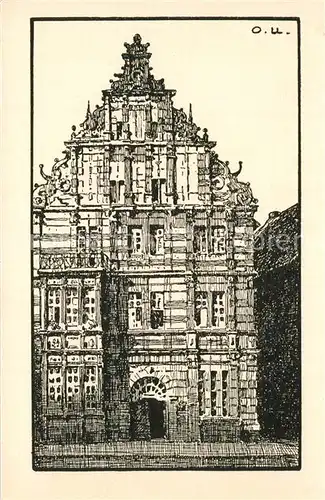 AK / Ansichtskarte Hameln_Weser Rattenfaengerhaus Hameln Weser