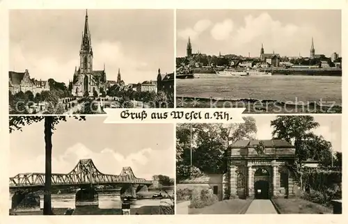 AK / Ansichtskarte Wesel_Rhein Stadtansichten Wesel Rhein