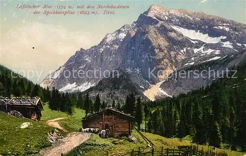 AK / Ansichtskarte Lafatscherjoch Lafatscher Alm Nordabstuerze Speckkarspitze Lafatscherjoch