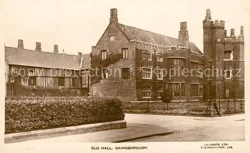 AK / Ansichtskarte Gainsborough_West_Lindsey Old Hall Gainsborough_West_Lindsey