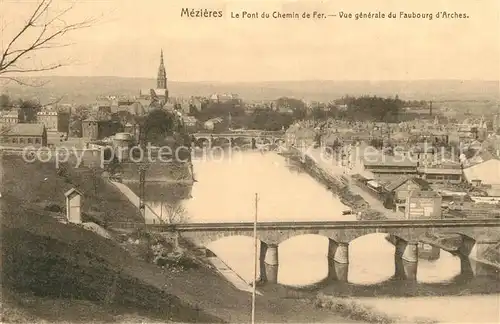 AK / Ansichtskarte Mezieres Charleville Pont du Chemin de Fer Mezieres Charleville