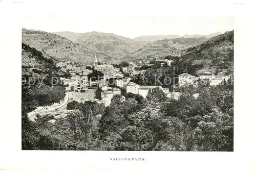 AK / Ansichtskarte Vals les Bains Panorama Vals les Bains