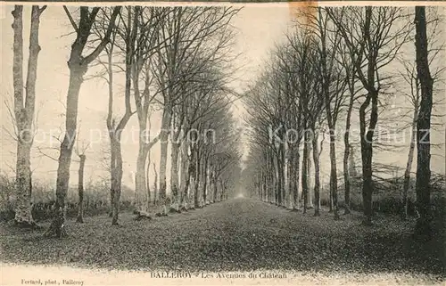 AK / Ansichtskarte Balleroy Avenues du Chateau Balleroy