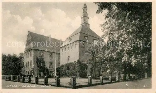 AK / Ansichtskarte Luebben_Spreewald Schloss Luebben Spreewald