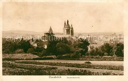 AK / Ansichtskarte Osnabrueck Panorama Kirche Osnabrueck