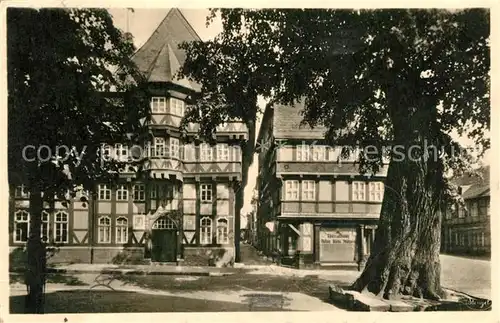 AK / Ansichtskarte Goslar Alte Fachwerkhaeuser Markt Goslar