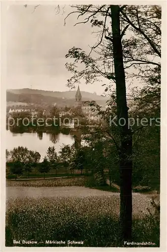 AK / Ansichtskarte Bad_Buckow_Maerkische_Schweiz Ferdinandshoehe Bad_Buckow