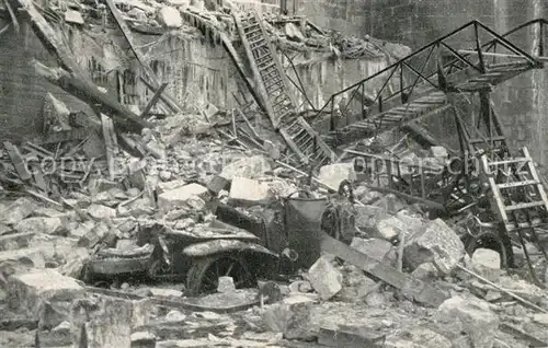 AK / Ansichtskarte Stuttgart Brand des Alten Schlosses Stuttgart