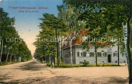 AK / Ansichtskarte Zeithain Truppen Uebungsplatz K?nig Georg Strasse Zeithain