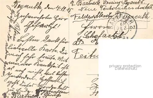 AK / Ansichtskarte Bayreuth Ludwigsbr?cke mit Luitpoldplatz Bayreuth