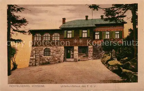 AK / Ansichtskarte Fichtelgebirge K?sseine Unterkunftshaus des F.G.V. Fichtelgebirge