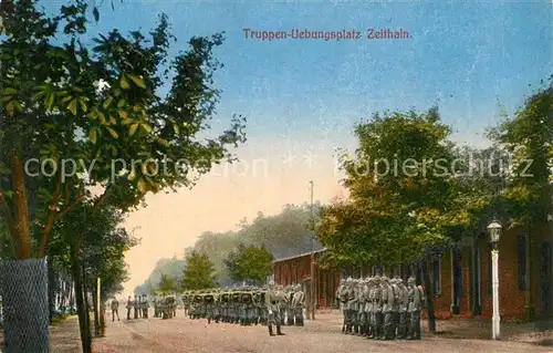AK / Ansichtskarte Zeithain Truppen Uebungsplatz Soldaten Zeithain