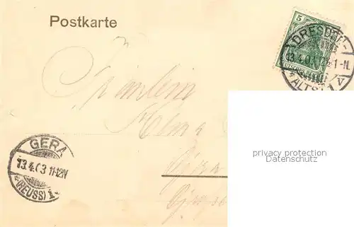 AK / Ansichtskarte Dresden Palais im Grossen Garten Dresden