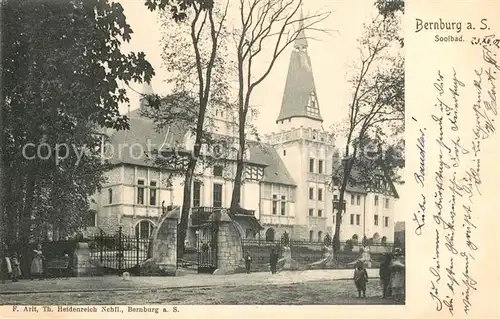 AK / Ansichtskarte Bernburg_Saale Soolbad Bernburg_Saale