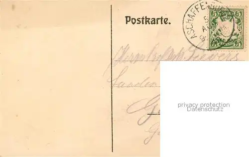 AK / Ansichtskarte Aschaffenburg_Main Main mit Pompeyanum Aschaffenburg Main