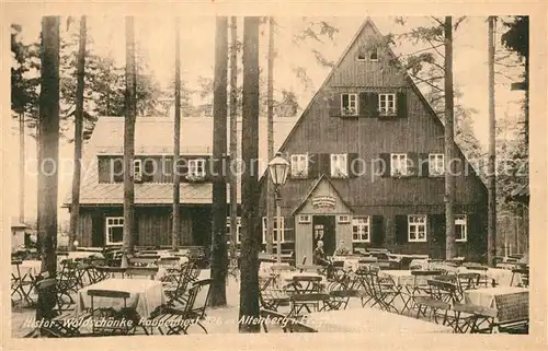 AK / Ansichtskarte Altenberg_Erzgebirge Waldsch?nke Altes Raupennest Altenberg Erzgebirge