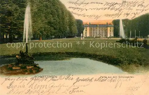 AK / Ansichtskarte Schwetzingen Schlossgarten Schwetzingen