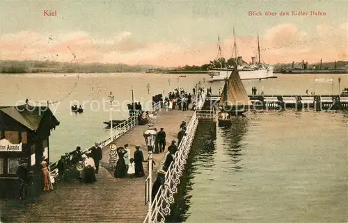 AK / Ansichtskarte Kiel Hafen Kiel