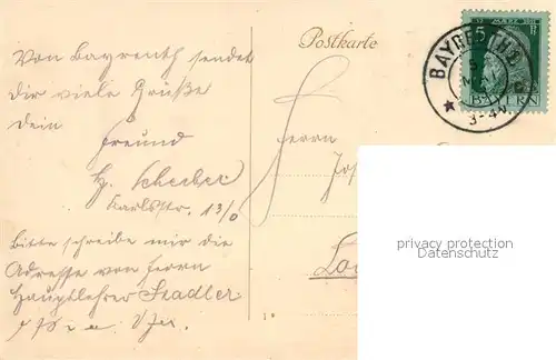 AK / Ansichtskarte Bayreuth Richard Wagner Theater Bayreuth