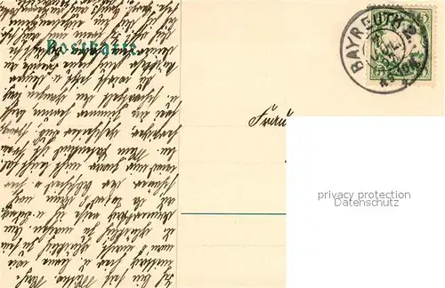 AK / Ansichtskarte Bayreuth Schwanenteich im Schloss Fantasie Bayreuth