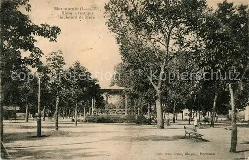 AK / Ansichtskarte Marmande Kiosque rustique Boulevard de Mare Marmande