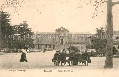 AK / Ansichtskarte Agen_Lot_et_Garonne Palais de Justice Agen_Lot_et_Garonne