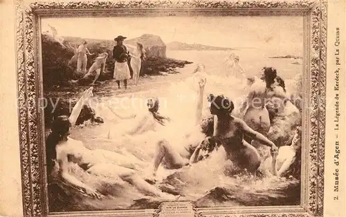 AK / Ansichtskarte Agen_Lot_et_Garonne Musee dAgen La Legende du Kerdeck par La Quesne Agen_Lot_et_Garonne