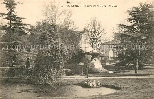 AK / Ansichtskarte Agen_Lot_et_Garonne Square de la Port du Pin Agen_Lot_et_Garonne