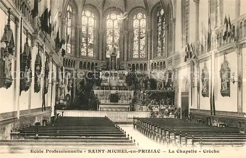 AK / Ansichtskarte Saint_Michel_en_Priziac Ecole Professionnelle Chapelle Creche 