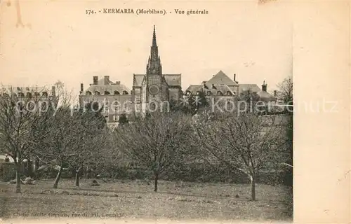 AK / Ansichtskarte Kermaria_Plumelin Vue generale Eglise 