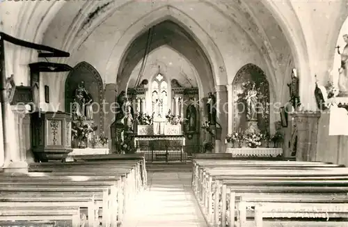 AK / Ansichtskarte Brainville sur Meuse Interieur de l Eglise Brainville sur Meuse