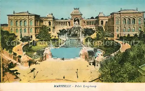 AK / Ansichtskarte Marseille_Bouches du Rhone Palais Longchamp Marseille
