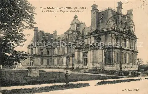 AK / Ansichtskarte Maisons Laffitte Chateau facade nord ouest Maisons Laffitte