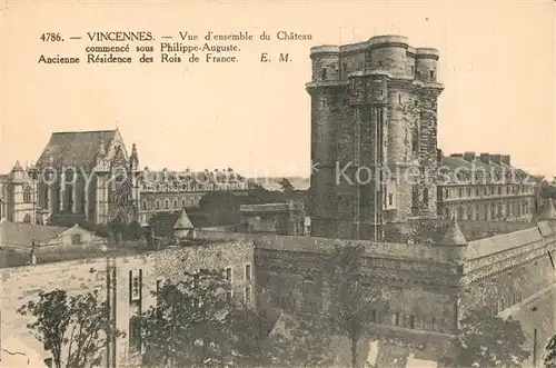 AK / Ansichtskarte Vincennes Chateau Vincennes