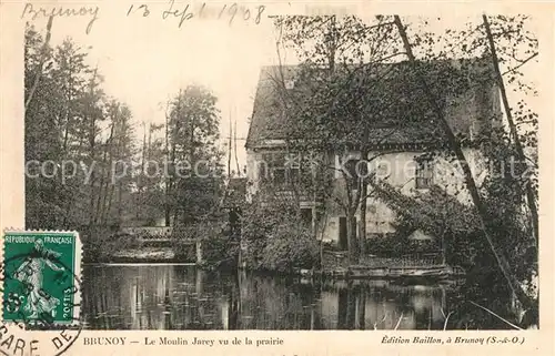 AK / Ansichtskarte Brunoy Moulin Jarey vu de la prairie Brunoy