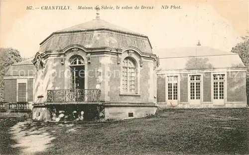 AK / Ansichtskarte Chantilly Maison de Silvie Salon de Dreux Chantilly