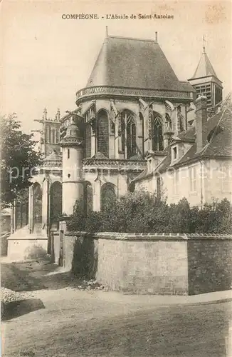 AK / Ansichtskarte Compiegne_Oise Abside de l Eglise Saint Antoine Compiegne Oise