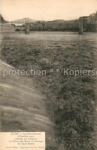 AK / Ansichtskarte Alais Les Inondations de 1907 Hochwasserkatastrophe Alais