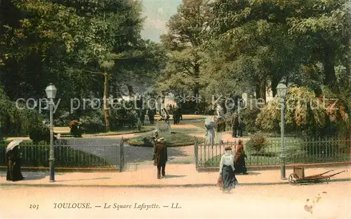 AK / Ansichtskarte Toulouse_Haute Garonne Le Square Lafayette Toulouse Haute Garonne